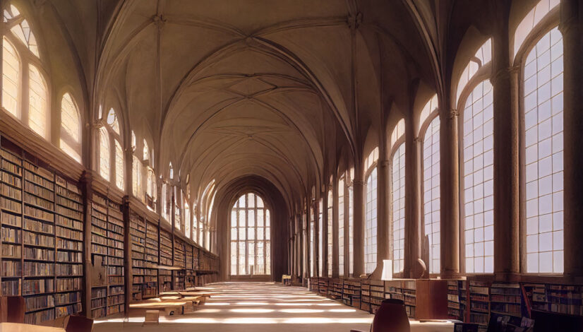 Inside the Library at the Abbey of Saint Gall. Interior of the f